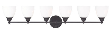 Bathroom Fixtures Five+Lights by Livex Lighting ( 107 | 13666-07 Somerville ) 