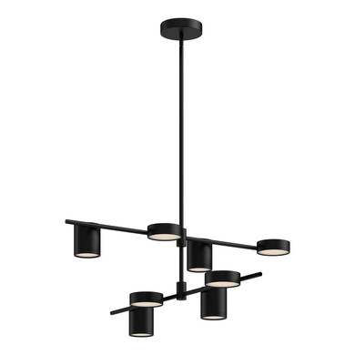 Large Chandeliers Metal Shade by Kuzco Lighting ( 347 | CH96840-BK-UNV Jayden ) 
