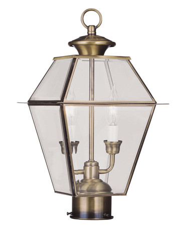 Exterior Post/Pier Head by Livex Lighting ( 107 | 2284-01 Westover ) 