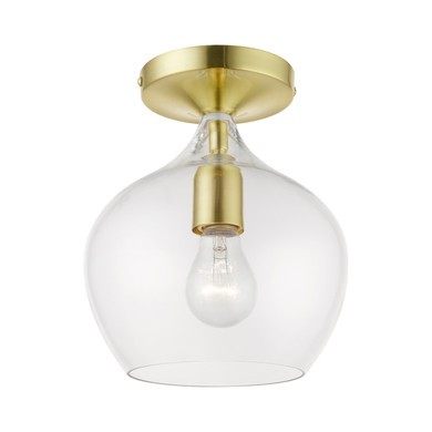 Semi-Flush Mts. Cage by Livex Lighting ( 107 | 49087-12 Aldrich ) 