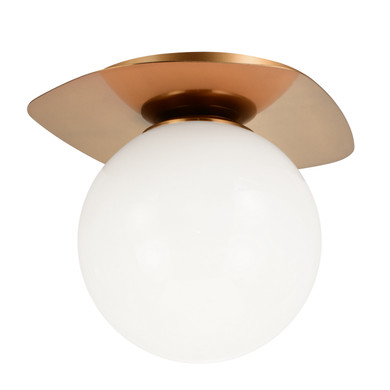 Flush Mounts Glass Down by Matteo Lighting ( 423 | X15701AGOP Razz ) 