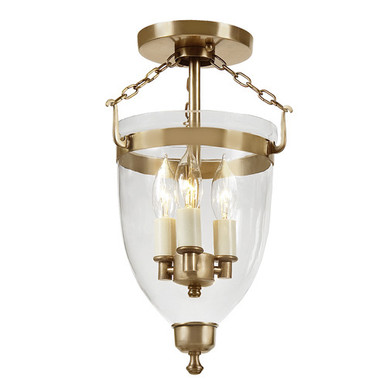 Semi-Flush Mts. Bowl Style by JVI Designs ( 261 | 1165-10 Danbury ) 