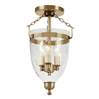 Semi-Flush Mts. Bowl Style by JVI Designs ( 261 | 1166-10 Danbury ) 