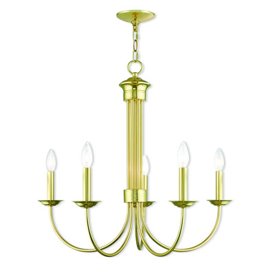 Mid. Chandeliers Candle by Livex Lighting ( 107 | 42685-02 Estate ) 
