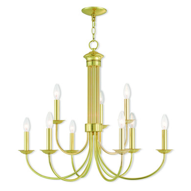 Mid. Chandeliers Candle by Livex Lighting ( 107 | 42687-02 Estate ) 