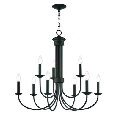 Mid. Chandeliers Candle by Livex Lighting ( 107 | 42687-07 Estate ) 