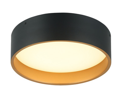 Flush Mounts Drum Shade by Matteo Lighting ( 423 | M10112MB Novalee ) 