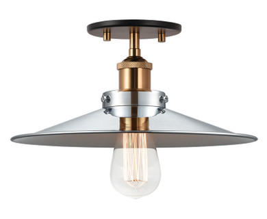 Flush Mounts Drum Shade by Matteo Lighting ( 423 | X46112AGCH Bulstrode'S Workshop ) 