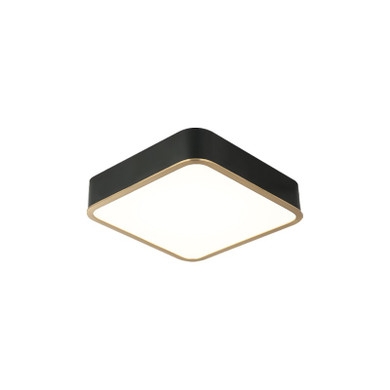 Flush Mounts Slimline/Low Profile by Matteo Lighting ( 423 | M10542BKAG Ainslay ) 