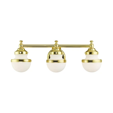 Bathroom Fixtures Three Lights by Livex Lighting ( 107 | 5713-02 Oldwick ) 