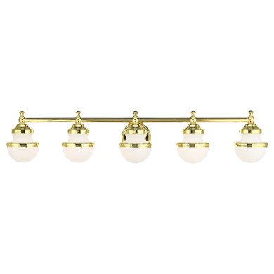 Bathroom Fixtures Five+Lights by Livex Lighting ( 107 | 5715-02 Oldwick ) 