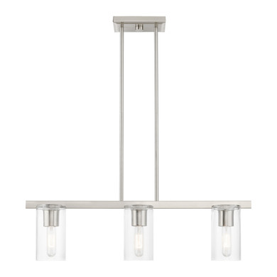 Linear/Island 3 Light Bar by Livex Lighting ( 107 | 49273-91 Clarion ) 