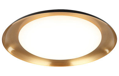 Flush Mounts Glass Down by Matteo Lighting ( 423 | M12218BKAG Lalonde ) 