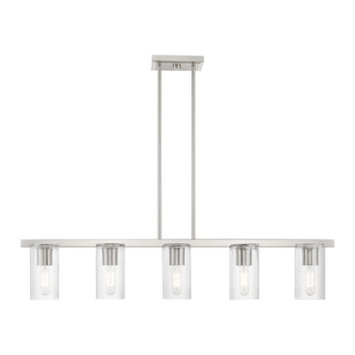 Linear/Island 4 Light + by Livex Lighting ( 107 | 49275-91 Clarion ) 