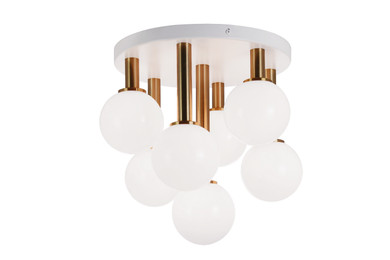 Flush Mounts Multi-Port/Cluster by Matteo Lighting ( 423 | X75307AGOP Stellar ) 