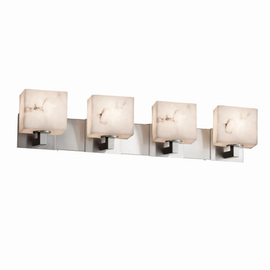Bathroom Fixtures Four Lights by Justice Designs ( 102 | FAL-8924-55-NCKL-LED4-2800 LumenAria ) 