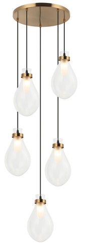 Mini Chandeliers Multi-Port/Cascade by Matteo Lighting ( 423 | C31905AG Seranna ) 