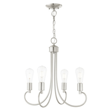 Mini Chandeliers Candle by Livex Lighting ( 107 | 42924-91 Bari ) 