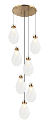 Mid. Chandeliers Multi-Port/Cascade by Matteo Lighting ( 423 | C31907AG Seranna ) 