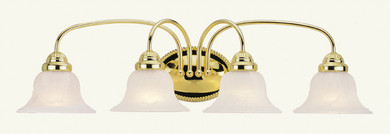 Bathroom Fixtures Four Lights by Livex Lighting ( 107 | 1534-02 Edgemont ) 