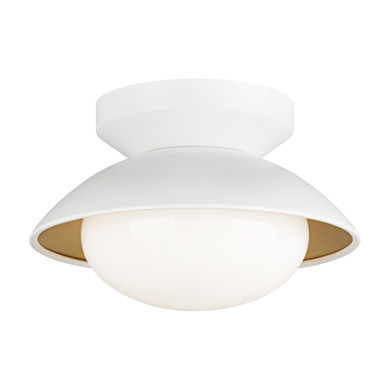 Flush Mounts Metal Shade by Matteo Lighting ( 423 | M13101WHOP Hatley ) 