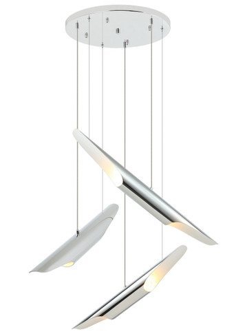 Mini Pendants 3 Light Cluster by Matteo Lighting ( 423 | C32416CH Stylus ) 