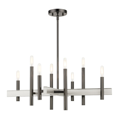 Mid. Chandeliers Candle by Livex Lighting ( 107 | 49348-46 Denmark ) 