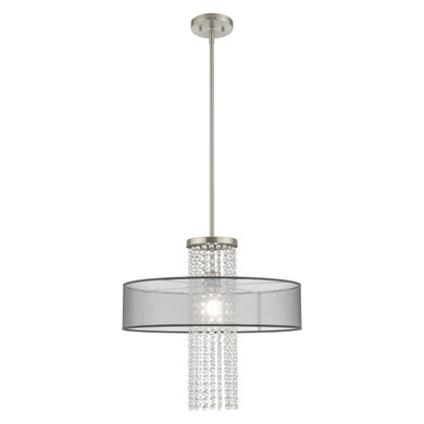 Pendants Drum Shade by Livex Lighting ( 107 | 43204-91 Bella Vista ) 