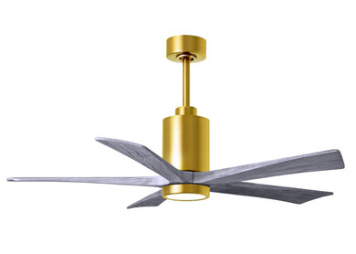 Fans Ceiling Fans by Matthews Fan Company ( 101 | PA5-BRBR-BW-52 Patricia ) 