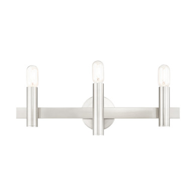 Bathroom Fixtures Three Lights by Livex Lighting ( 107 | 15833-91 Helsinki ) 