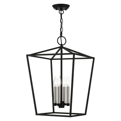 Foyer/Hall Lanterns Open Frame by Livex Lighting ( 107 | 49434-04 Devone ) 