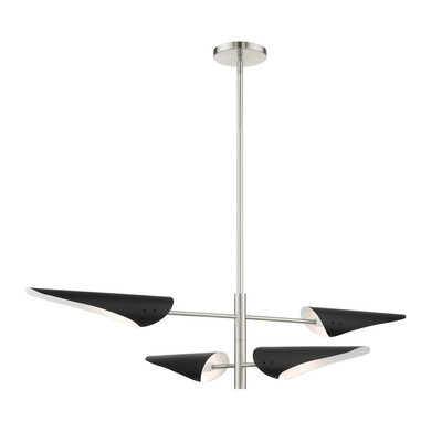 Linear/Island 4 Light + by Livex Lighting ( 107 | 49494-91 Capistrano ) 