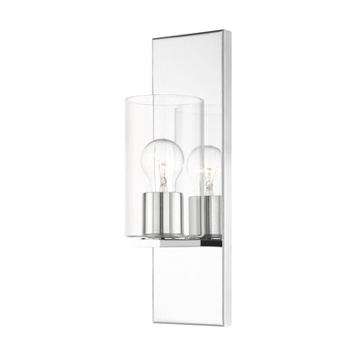 Sconces Single Glass by Livex Lighting ( 107 | 16551-05 Zurich ) 