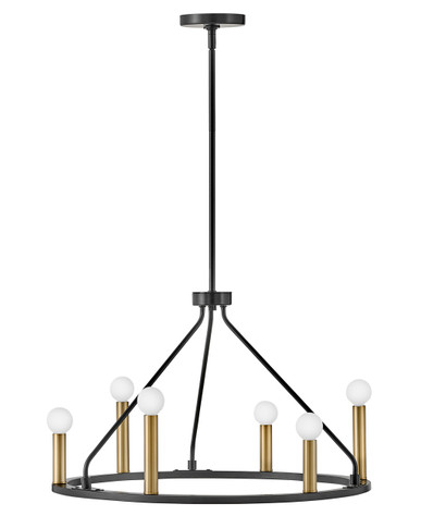 Mid. Chandeliers Candle by Lark ( 531 | 83155BK Lazlo ) 