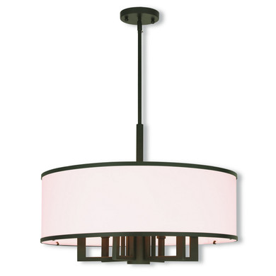 Pendants Drum Shade by Livex Lighting ( 107 | 62616-07 Park Ridge ) 