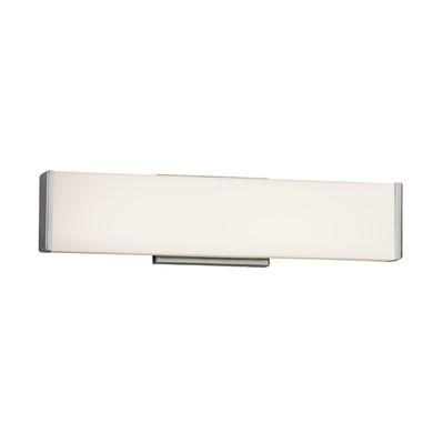 Bathroom Fixtures Cylindrical / Linear by Justice Designs ( 102 | FSN-8601-OPAL-NCKL Fusion ) 