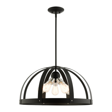 Pendants Open Frame by Livex Lighting ( 107 | 49645-14 Stoneridge ) 