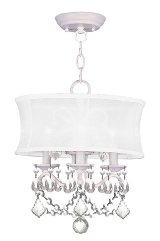 Mini Chandeliers Drum Shade by Livex Lighting ( 107 | 6303-03 Newcastle ) 
