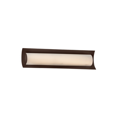 Bathroom Fixtures Cylindrical / Linear by Justice Designs ( 102 | FSN-8631-OPAL-DBRZ Fusion ) 