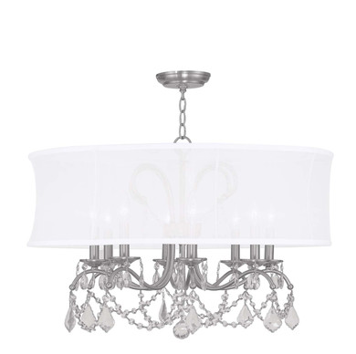 Mid. Chandeliers Drum Shade by Livex Lighting ( 107 | 6308-91 Newcastle ) 