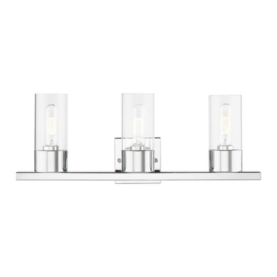 Bathroom Fixtures Three Lights by Livex Lighting ( 107 | 17313-05 Carson ) 