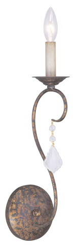 Sconces Single Candle by Livex Lighting ( 107 | 6421-71 Chesterfield ) 