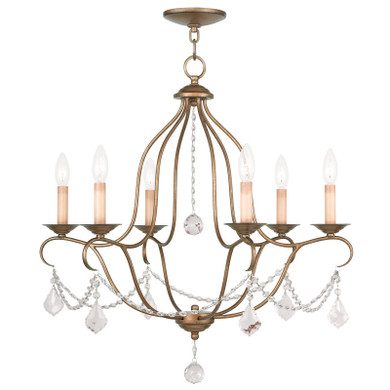 Mid. Chandeliers Candle by Livex Lighting ( 107 | 6426-48 Chesterfield ) 