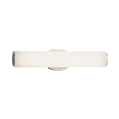 Bathroom Fixtures Cylindrical / Linear by Justice Designs ( 102 | FSN-8651-OPAL-NCKL Fusion ) 