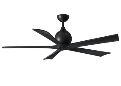 Fans Damp Location by Matthews Fan Company ( 101 | IR5-BK-BK-60 Irene-5 ) 