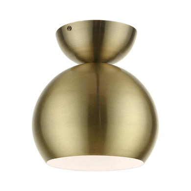 Semi-Flush Mts. Cage by Livex Lighting ( 107 | 45487-01 Stockton ) 