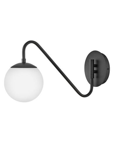 Sconces Single Glass by Lark ( 531 | 83480BK Dottie ) 