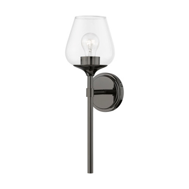 Sconces Single Glass by Livex Lighting ( 107 | 17471-46 Willow ) 