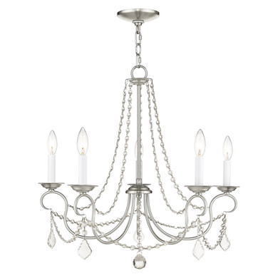 Mid. Chandeliers Candle by Livex Lighting ( 107 | 6515-91 Pennington ) 