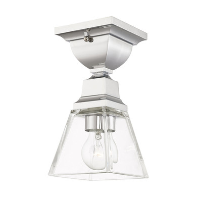 Semi-Flush Mts. Glass Down by Livex Lighting ( 107 | 45562-05 Mission ) 